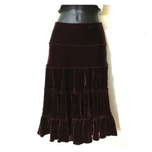 Vince Velvet skirt